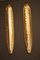 Long Golden Murano Glass Sconces Leaf Shape Wall Lights in the style of Barovier, Set of 2 16