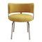 Stühle im Bauhaus Stil aus gelber Baumwolle, 2er Set 2