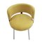 Chaises Style Bauhaus en Coton Jaune, Set de 2 4