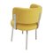 Bauhaus Style Chairs in Yellow Cotton, Set of 2 5