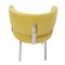 Stühle im Bauhaus Stil aus gelber Baumwolle, 2er Set 6