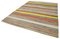 Mehrfarbiger Flatwave Kelim Teppich aus Wolle mit geometrischem Design, 2010er 2