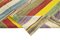 Multicolor Geometric Design Wool Flatwave Kilim Rug, 2010s, Image 4