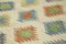 Handgefertigter Flatwave Kelim Teppich aus anatolischer Wolle in Beige, 2010er 5