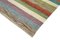 Tapis Kilim Décoratif Ondulé Multicolore Tissé à la Main, 2010s 6