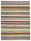 Multicolor Handwoven Decorative Flatwave Kilim Rug, 2010s, Image 1