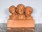P. Dumont, Art Deco Mother and Her Children, 1920s, Patinated Terracotta Group 4