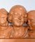 P. Dumont, Art Deco Mother and Her Children, 1920s, Patinated Terracotta Group 7