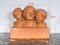 P. Dumont, Art Deco Mother and Her Children, 1920s, Patinated Terracotta Group 21