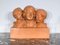 P. Dumont, Art Deco Mother and Her Children, 1920s, Patinated Terracotta Group 1