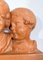 P. Dumont, Art Deco Mother and Her Children, 1920s, Patinated Terracotta Group, Image 9