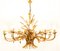 Wheat Wreath 12-Light Chandelier by Hans Kogl, 1960s 8