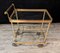 Serving Cart in Brass and Gilded Bronze, 1970s 3