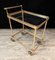 Serving Cart in Brass and Gilded Bronze, 1970s 4