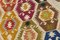 Grand Tapis Kilim Vintage en Laine 7