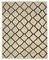 Handgefertigter Flatwave Kelim Teppich aus anatolischer Wolle in Beige, 2010er 1