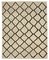 Tapis Kilim Fait Main en Laine d'Anatolie Beige, 2010s 1