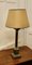 Tall Heavy Granite and Brass Corinthian Column Table Lamp, 1920s 3