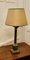 Tall Heavy Granite and Brass Corinthian Column Table Lamp, 1920s, Image 3