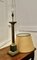 Tall Heavy Granite and Brass Corinthian Column Table Lamp, 1920s, Image 7