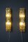 Golden Square Murano Glass Sconces in the style Mazzega, 2000s, Set of 2, Image 6