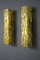 Golden Square Murano Glass Sconces in the style Mazzega, 2000s, Set of 2 12
