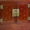 Dongbei Sideboard in Rot & Gold, 1890er 3