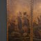 20th Century Oil Painted on Leather Room Screen, 1920s, Image 7