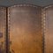 20th Century Oil Painted on Leather Room Screen, 1920s 10
