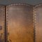 20th Century Oil Painted on Leather Room Screen, 1920s, Image 10