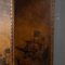 20th Century Oil Painted on Leather Room Screen, 1920s, Image 20