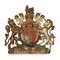 Britischer Royal Warrant aus Gusseisen, 20. Jh., 1960er 1