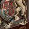 19th Century Victorian Carved Wood & Painted Royal Warrant, 1830s, Image 17