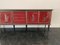 Credenza by Umberto Mascagni Rosso Bordeaux, 1950s 2