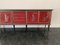 Credenza di Umberto Mascagni Rosso Bordeaux, anni '50, Immagine 2