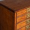 19th Century Victorian in Mahogany 24 Bank Drawers, 1890s, Image 11