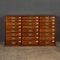 19th Century Victorian in Mahogany 24 Bank Drawers, 1890s 3
