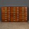 19th Century Victorian in Mahogany 24 Bank Drawers, 1890s 4