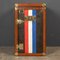 20th Century Goyard Steamer Trunk with Chevron Pattern, Paris, 1920s, Image 3