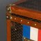 Baúl de vapor Goyard con estampado de chevrón, siglo XX, París, años 20, Imagen 38
