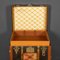 20th Century Goyard Steamer Trunk with Chevron Pattern, Paris, 1920s 8