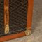 Goyard Dampfschiffskoffer mit Chevron-Muster, 20. Jh., Paris, 1920er 41