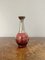 Antique Edwardian Cranberry Glass Wine Decanter, 1910 3