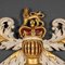 19th Century Carved Wood & Painted Royal Crest, 1860s 9