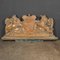 20th Century English Carved Wood & Painted Armorial Coat of Arms, 1900s, Image 2