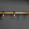 Wall Mounted Brass Coat & Hat Rack, 1930s, Image 6