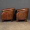 20th Century Leather Tub Chairs, 1980s, Set of 2 3
