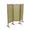 Vintage Wooden and Fabric Screen, 1960s, Image 4