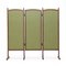 Vintage Wooden and Fabric Screen, 1960s, Image 1