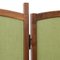 Vintage Wooden and Fabric Screen, 1960s, Image 11